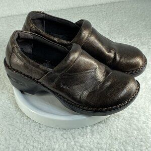 BOC Born Clogs Womens Sz 7.5 Brown Model CBTE13 Cushioned Shoes